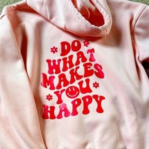 Etsy Hoodie (M)- “Do What Makes You Happy”